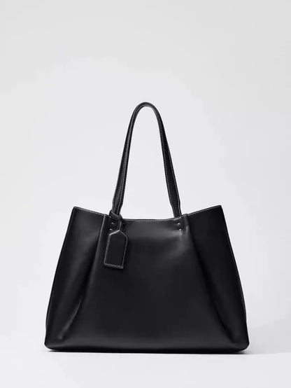 Fashion Ruched Women big Handbags Designer PU Leather Shoulder Bag High Quality Crossbody Bags Women Bucket Bag Female Clutch