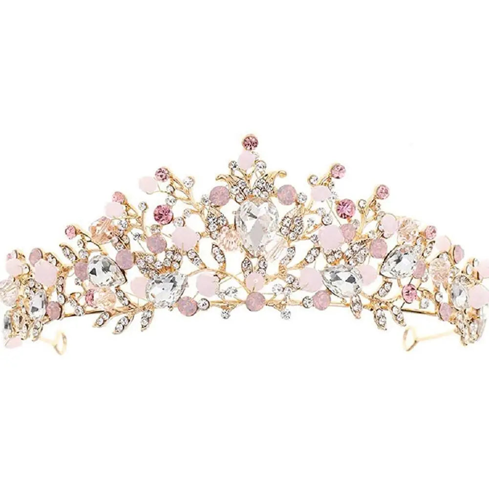 Children's Crown Hair Accessories Princess Costume Crystal Party Birthday Princess Hair Headband Accessories Crown Wedding