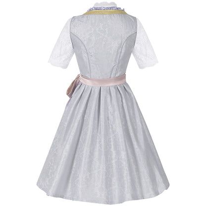 2026 German Oktoberfest Dress for Women (Includes Lingerie and Apron),Halloween and Carnival Costume,Bavarian-Style Maid Outfit