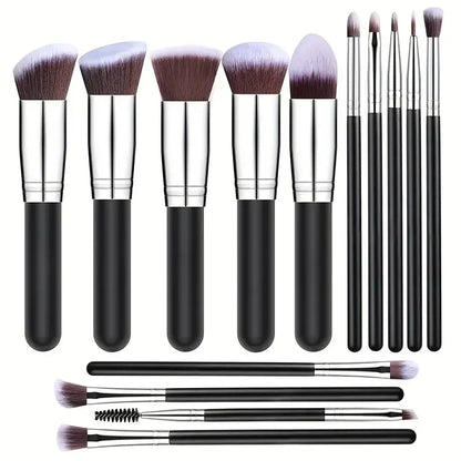 Professional Makeup Brushes Set 14-16Pcs Set Premium Syntheti Foundation Blending Face Powder Blush Eye Shadows Makeup Brush Kit