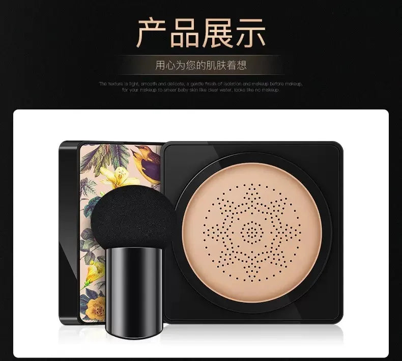 Air Cushion Make up Foundation Cream Mushroom Head Moisturizing Air-permeable Natural Makeup BB Cream