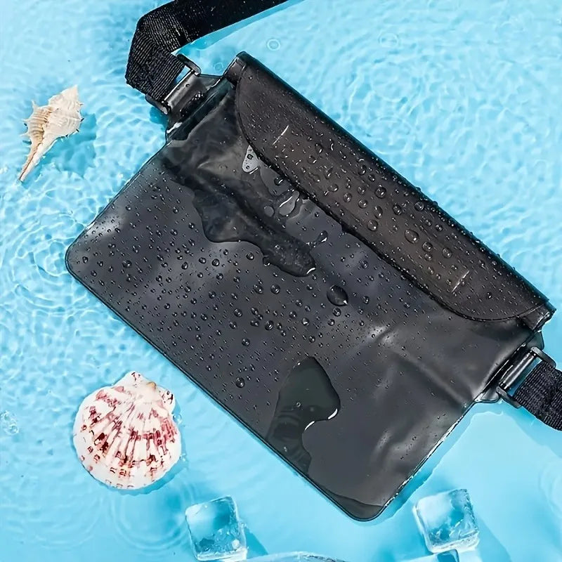 High Quality Waist Bag with Adjustable Strap, Suitable for Beach, Swimming, Diving, Rowing, Fishing Waterproof Belt Bag