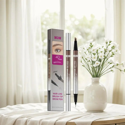 NEW Hair-Like Eyebrow Pencil 4D Micro-Sculpting Dual-Ended Eyebrow Pencil and Eyeliner Long-lasting Liquid Eyebrow Pen Like Real