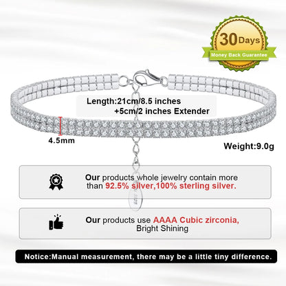 Rinntin Italian Sparkle Mirror Link Chain Anklet Women's 925 Silver Summer Foot Chain Bracelet Fashion Ankle Straps Jewelry SA29