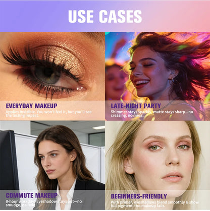 Waterproof Eyeshadow Primer Potion Nude Eyelid Base Primer for Smooth Eye Makeup Waterproof & Long-Lasting Translucent