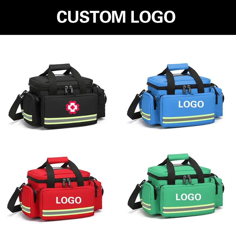 Customized Waterproof Emergency Bag Logo Medical Visit Bag Single Shoulder Crossbody Handbag Wholesale Team Name