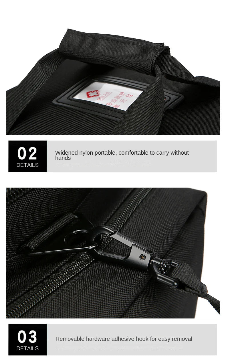 Customized Waterproof Emergency Bag Logo Medical Visit Bag Single Shoulder Crossbody Handbag Wholesale Team Name